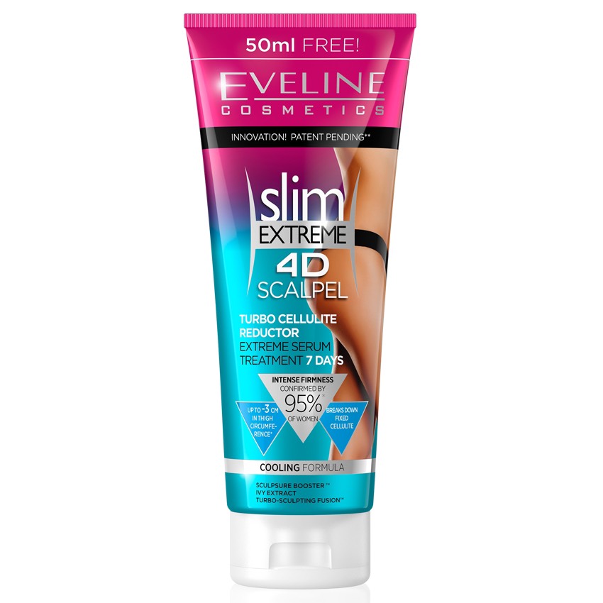 Gel tan mỡ lạnh 4D cấp tốc 95% Eveline
