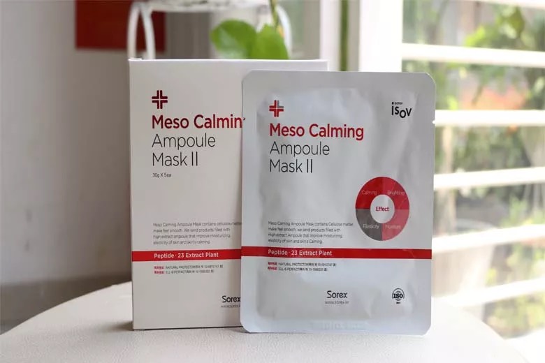  Mặt nạ tái tạo làm dịu Meso Calming Ampoule Mask II - ISOV 
