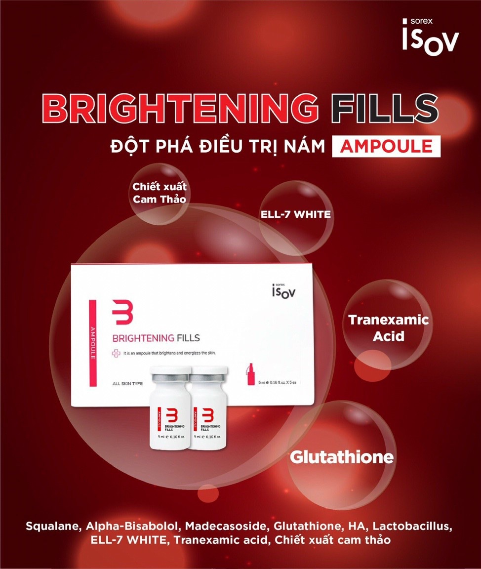 TBG trắng da đa tầng BRIGHTENING FILLS ISOV HÀN QUỐC