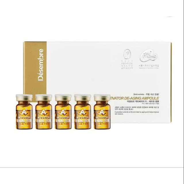  Tế bào gốc tái tạo căng bóng - trẻ hóa da Activator Aging Recell Desembre