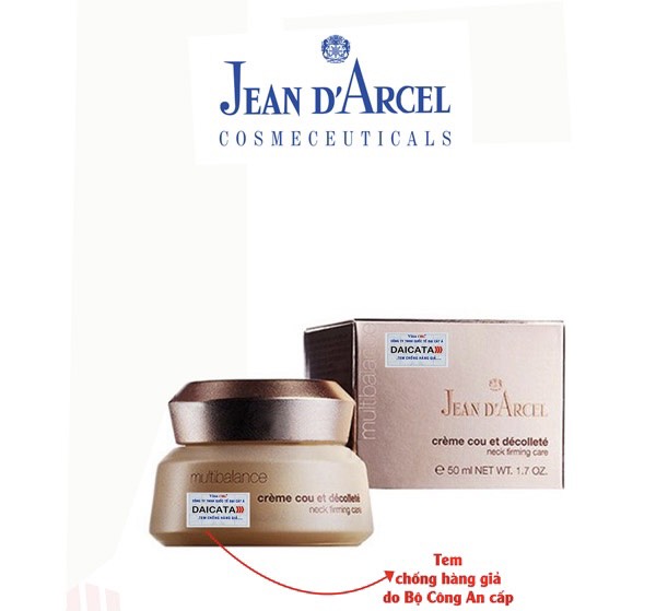 Kem đặc trị nhăn & chảy xệ vùng cổ Jean D'Arcel - J16