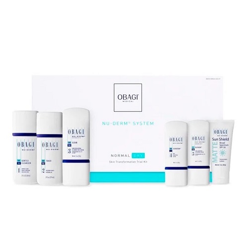 Bộ dưỡng trắng da giảm thâm cho da khô Obagi Nu-Derm Fx System - Normal To Dry