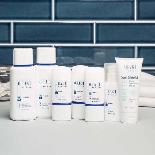 Bộ trắng sáng da, mờ nám cho da dầu Obagi Nu-Derm System - Normal to Oily (2)