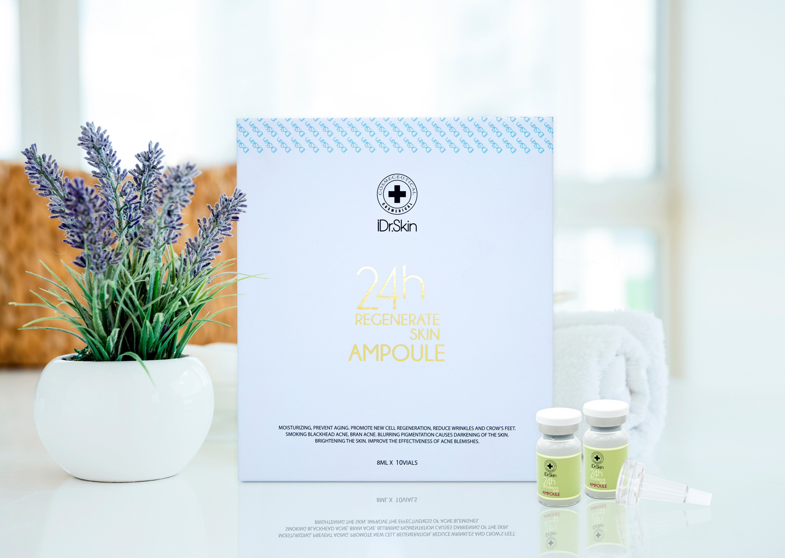 Tế bào gốc phục hồi da mụn 24H IDr.Skin
