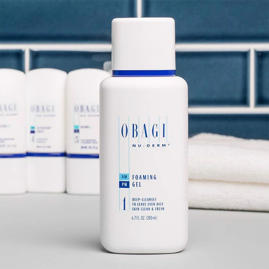 Sữa rửa mặt dạng gel cho da dầu Obagi Nu-derm Foaming Gel #1 (2)