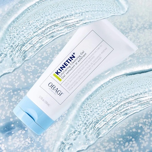 Gel rửa mặt tẩy da chết, chống lão hoá chứa Enzym - Obagi Clinical Kinetin+ Exfoliating Cleansing Gel (2)
