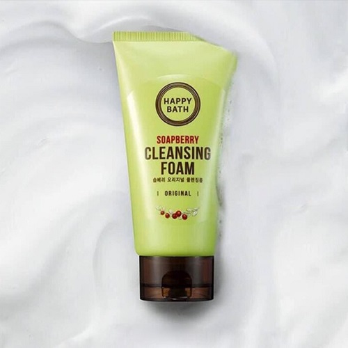 Sữa Rửa Mặt Ngăn Ngừa Mụn Happy Bath Soapberry Cleansing Foam