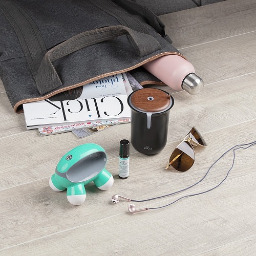 Stress Release Relaxation Kit Bộ kit giảm stress (máy xông tinh dầu , tinh dầu , máy massage mini) WK-110STR