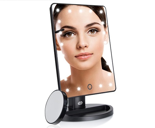 Gương vuông trang điểm gắn đèn led 24 RIOMMSP