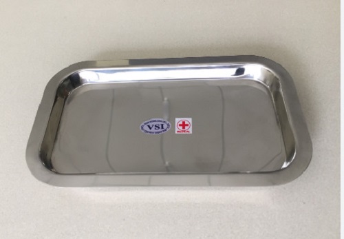 Khay đựng dụng cụ inox 35x50x2cm