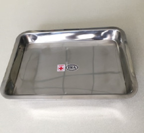 Khay đựng dụng cụ inox 17.5x22x3cm