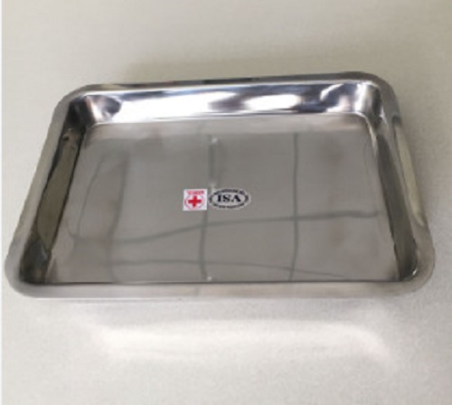 Khay đựng dụng cụ inox 16.5x22x2cm
