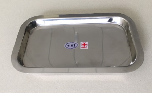 Khay đựng dụng cụ inox 13x22x2cm