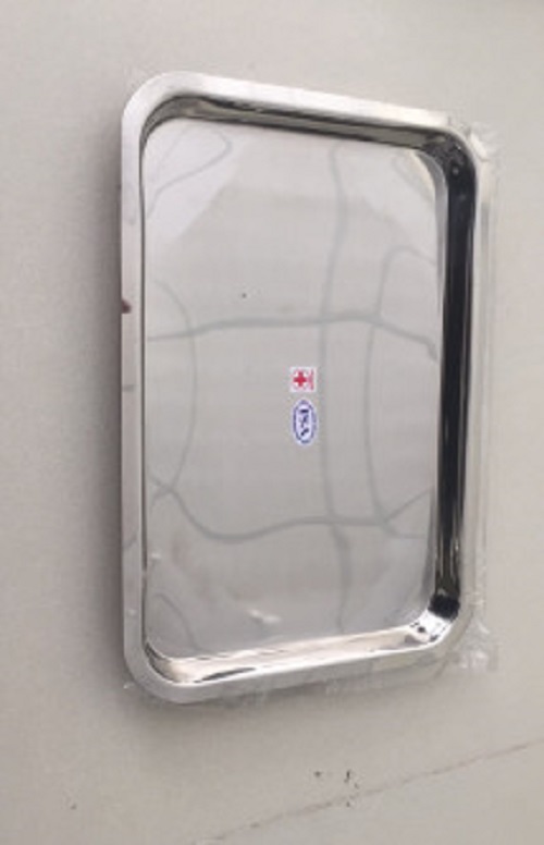Khay đựng dụng cụ inox 22x32x2cm