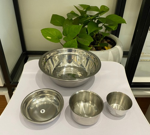 Bộ thau, chén inox