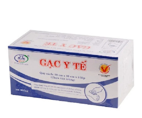Gạc miếng Đông Pha 10cm x 10cm x 8 Lớp