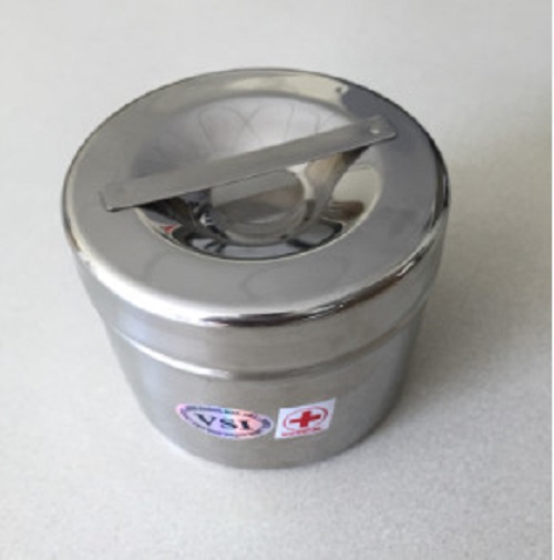 Hộp tròn inox đúc y tế 10x8 (size lớn)