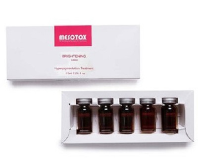 Thuốc tiêm Mesotox Brightening Solution Isov trị nám, trắng da.