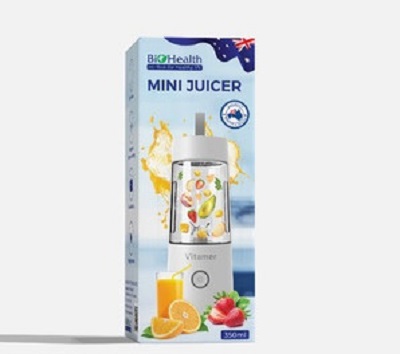 Máy xay sinh tố cầm tay có pin sạc Biohealth Mini Jucer
