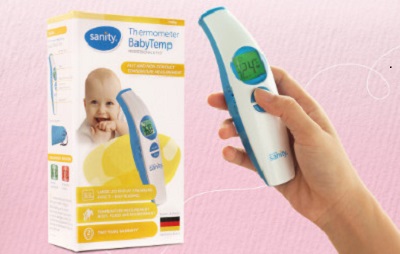 Nhiệt kế điện tử hồng ngoại đo trán Sanity AP3116