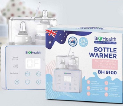 Máy hâm sữa hai bình thông minh BH9100 Biohealth