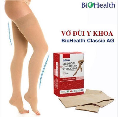 Vớ đùi y khoa BioHealth Classic I AG