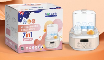 Máy tiệt trùng, hâm sữa sấy khô đa năng 7 trong 1 BH8950