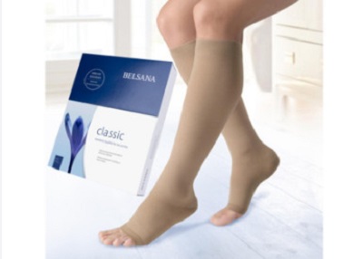 Vớ gối y khoa chống giãn tĩnh mạch Belsana 