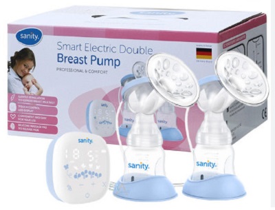 Máy hút sữa điện 2 bình Sanity S6306.ENG