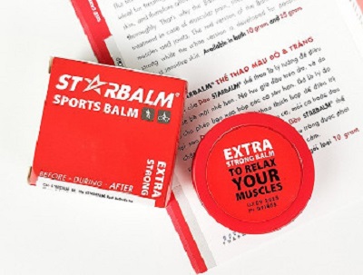            Cao Starbalm đỏ hỗ trợ giảm mỏi cơ, tăng tuần hoàn máu qua các cơ 10g