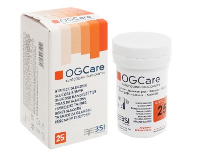              Que thử đường huyết OGcare ( hộp 25 que )            