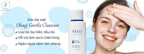sua rua mat cho da kho Obagi Nu-derm Gentle Cleanser #1