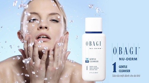sua rua mat cho da kho Obagi Nu-derm Gentle Cleanser #1