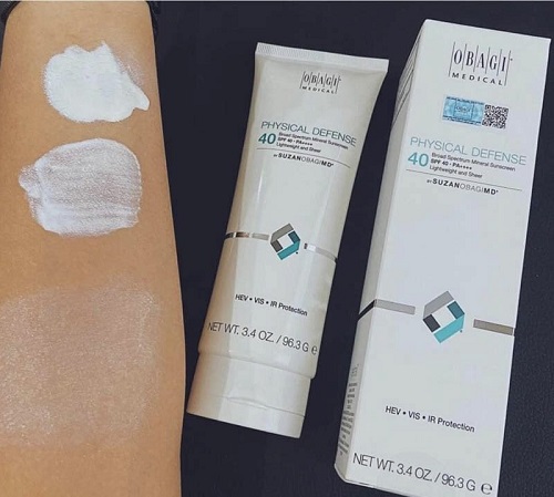 Kem chong nang vat ly SuzanObagiMD Physical Defense Broad Spectrum SPF 40