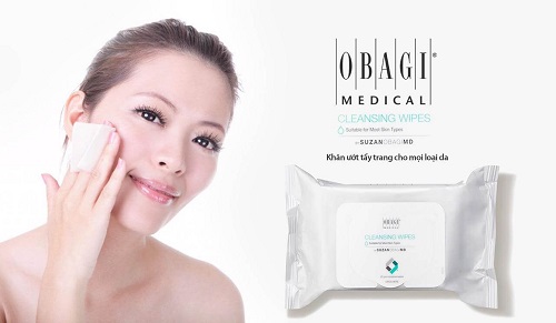 Khan uot tay trang SuzanObagiMD Cleansing Wipes
