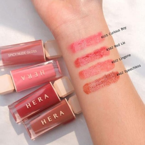 son duong mau Hera Sensual Spicy Nude Gloss