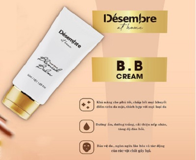 kem nen bb Desembre At home snail slime blemish balm
