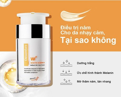 bo duong trang va tri nam Desembre White Science Premium Synergy Treatment