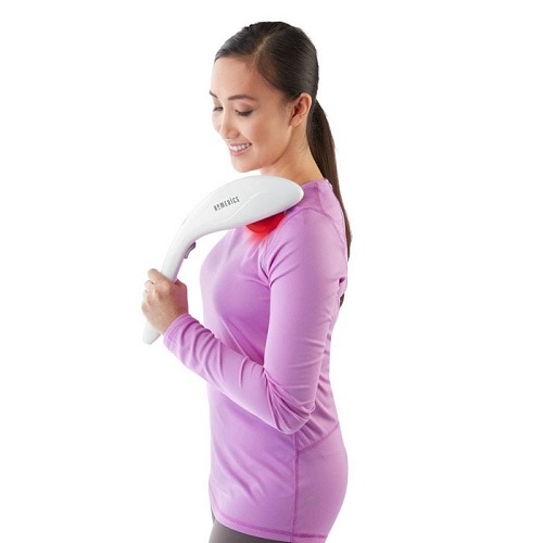 May massage toan than cam tay pon sac kem nhiet Homedics HHP-405