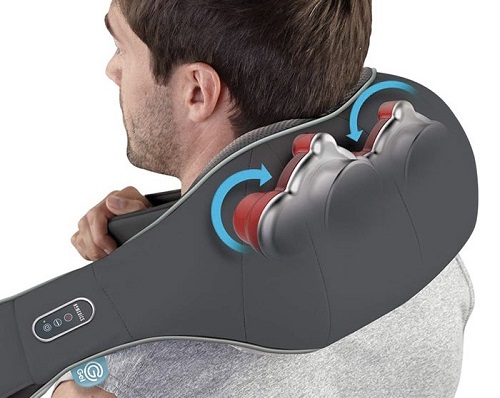 Dai massage co vai gay USA cong nghe 3D Shiatsu GEL HoMedics NMS-700RCG-EU