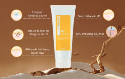 Mat na duong trang da White Science Briliant E.R Cream Mask Desembre