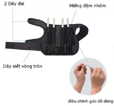          dai bo co dinh co tay Wrist Guard                