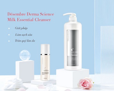  sua rua mat khong bot Désembre Derma Science Milk Essential Cleanser (1)