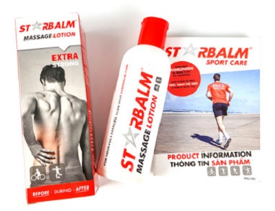          kem xoa bop Starbalm Massage Lotion giup giam dau co, khop 