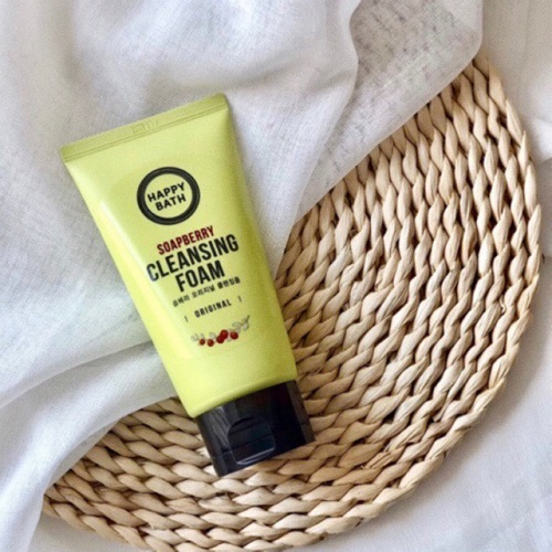 sua rua mat ngua mun  Happy Bath Soapberry Cleansing Foam